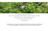 Relevamiento de Aves Reserva Senderos del Monte de la ... de Aves... · Relevamiento de Aves Reserva Senderos del Monte de la Familia Powell Departamento de Gualeguaychú Provincia