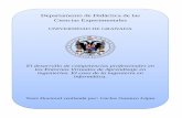Departamento de Didáctica de las Ciencias Experimentaleshera.ugr.es/tesisugr/26082329.pdf · Departamento de Didáctica de las . Ciencias Experimentales . El desarrollo de competencias
