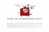 GUÍA DE ACTIVIDADES 2017 - Fira Llibre de València · 2018-05-08 · El escenario está destinado a actividades lúdicas y festivas. Está pensado para acoger actuaciones, música,