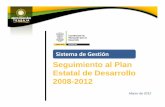 Seguimiento al Plan Estatal de Desarrollo 2008-2012publicadorlaip.michoacan.gob.mx/itdif/2012/139/Sistema de Gestion … · Seguimiento al Plan Estatal de Desarrollo 2008-2012 Marzo