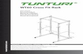 WT60 Cross Fit Rack...3. If the user experiences dizziness, nausea, chest pain, or any other abnormal symptoms, STOP the workout at once. CONSULT A PHYSICIAN IMMEDIATELY. Position