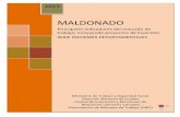 MALDONADO - Uruguay · 2020-01-30 · Gabriela Rodríguez Directora Nacional de Empleo María José González ... MALDONADO como insumo para la labor desarrollada por los Centros