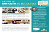OTOÑO/INVIERNO 2018 NOTICIERO DE ROOSEVELT · Alumnos del 4° grado a través del distrito participaron en el Festival de Agua Roosevelt en octubre. El programa es una colaboración
