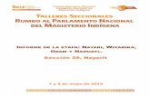 Sección 20, Nayarit - Observatorio Público de ...optisnte.mx/wp-content/uploads/2014/06/Informe-Nayarit.pdf · CONCLUSIONES DEL TALLER SECCIONAL RUMBO AL PARLAMENTO NACIONAL DEL