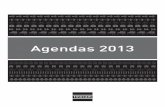 Agendas 2013 - WordPress.com...Calendarios, Anualidad 2 DP. ..... carnets y bolsillo con cremallera para papeles varios. Bloc de notas. Bolígrafo multifunción. Anillas de 23 mm Ø.