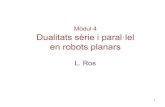 Mòdul 4 Dualitats sèrie i paral lel en robots planars · Principi de les potències virtuals per una partícula f 1 v partícula “Una partícula es troba en equilibri si, i només