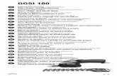 GGSI 180 deck · 2019-07-09 · GGSI 180 73710930-04 Made in China ES Instrucciones de Manejo - Traducción de las instrucciones de servicio originales EE Kasutusjuhend - Tõlge algsest