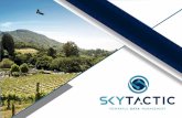 ACERCA DE NOSOTROS - SKYTACTIC · ACERCA DE NOSOTROS Somos especialistas en adquisición y analítica de datos a través de Drones y sensores IoT. Con Agro Inspector de Skytactic