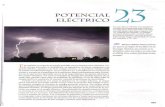 POTENCIAL ELÉCTRICO - FICAfisica/Capitulo 23 Sears.pdf · POTENCIAL ELÉCTRICO Este capitulo se ocupa de la energía asociada con las interacciones eléctricas.Ca da vez que activamos
