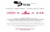  · PACK LIMUSINA - CIRCUITO SPA 33€ El pack incluye: Paseo en limusina recorrido de una hora Circuito termal de 90' compuesto por una piscina de hidromasaje, frigidarium, ducha