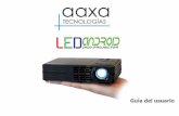 aaxa · Ajuste del brillo Modo Estándar El proyector funciona a 450Lm en modo estándar. Brillo estándar está diseñado para una amplia gama de altitudes y temperaturas ambiente