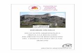 INFORME TÉCNICO - Aratikos€¦ · Excavación arqueológica previa a la redacción del proyecto de restauración del Castillo en Poza de la Sal, (Burgos) INFORME TÉCNICO ARATIKOS