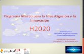 Programa Marco para la Investigación y la Innovación H2020 · Energía segura, limpia y eficiente (5.931 m ... Reglas e Instrumentos de participación en proyectos del H2020 Deben