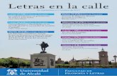 Letras en la Calle (A4) - Archivo de la frontera · Letras en la calle 28 Septiembre a 2 Octubre de 2015 Lunes 28 (13h.) Plaza de Cervantes La ciudad histórica: un patrimonio de