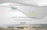FCCF - Universidad Autónoma de Chihuahuauniq.uach.mx/documentos/1/SGC/2828dt/2516a/MANUAL FERIA DE... · La creatividad e inventiva para lograr su ambientación. Uniforme del equipo