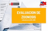 EVALUACION DE ZOONOSIS - Dirección Regional de Salud de ......VACUNACION ANTIRRABICA-PRE EXPOSICION-FF.AA. DIRESA JUNIN: 2014-2018 INTERPRETACION: La intervención se realiza en las