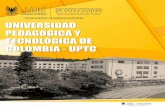 UNIVERSIDAD PEDAGأ“GICA Y TECNOLأ“GICA DE COLOMBIA La Universidad Pedagأ³gica y Tecnolأ³gica de 1953