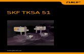 SKF TKSA 51...SKF TKSA 51 5 1.2 Princípio de operação TKSA 51 é um Sistema de alinhamento de eixos a laser em linha e tem duas unidades de medição, que são montadas em cada