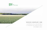 AUGA GROUP, ABauga.lt/wp-content/uploads/2019/12/20191125_AUGA-Green... · 2019-12-03 · 1.COMPANY OVERVIEW AUGA group, AB (the Company), based in Lithuania, together with its direct