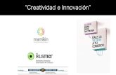 “Creatividad e Innovación” · 2019-12-10 · 15:30 “Creatividad e Innovación”, por Ainhoa Otaegui y Virginia Amilibia, de Mamikin, gimnasio de habilidades creativas. 16:15