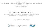 Presentación de PowerPoint - Buenos Aires · Andrea Gutiérrez Movilidad y educación. Quinto Seminario Territorialidad y Educación Enfoques para el abordaje de la dimensión territorial