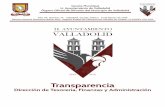 Transparencia - H. Ayuntamiento de Valladolidvalladolid.gob.mx/gacetas/74.pdfTransparencia Dirección de Tesorería, Finanzas y Administración Cuenta pública del mes de Diciembre