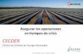 Presentación de PowerPoint³n... · 2020-04-17 · © Acciona Energía S.A., 2020 –Confidential information ACCIONA Expertos en diseñar un planeta mejor