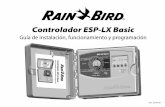 Controlador ESP-LX Basic...Si el equipo causa interferencias con la recepción de radio o televisión, lo que puede averiguarse encendiéndolo y apagándolo, se aconseja al l Reorientar