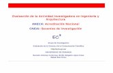 Evaluación de la Actividad investigadora en Ingeniería y …ec3/publicaciones/ANECA-CNEAI_Ingeniera_Ar... · 2010-11-15 · tecnología, informes, desarrollo de sofware en explotación,