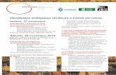 PROGRAMA XORNADAS TÉCNICAS A FORZA DO LOCAL · ecolóxica, o consumo responsable, a cultura e a publicidade local. • Horta de conservación de froiteiras. (San Sadurniño- A Coruña).