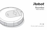 Robot aspirador€¦ · el robot se encuentra en medio de un ciclo de limpieza y continuará automáticamente donde se quedó después de cargarse. • El robot utiliza una pequeña