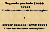 Segundo período (1944- 1955)patagoniapatrimonio.weebly.com/uploads/3/0/5/9/30594425/fotos_cr… · Segundo período (1944-1955) El afianzamiento de la subregión y Tercer período