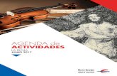 AGENDA de ACTIVIDADES - Fundación Ibercaja · 2017-05-19 · manualidades creativas, talleres musica-les, juegos cooperativos, experimentos científicos, fotografía, teatro o excursio-nes.