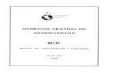CORPAC S.A. - Página Web. · 2009-08-19 · 9) Organizar y coordinar el desarrollo y explotación comercial de las sedes aeroportuarias. 10) Planificar, organizar, dirigir y evaluar