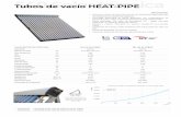 540 Solar térmicaTubos de vacío HEAT-PIPECaptadores solares de tubo vacío. Los colectores de tubo de vacío se suministran con estructura soporte para cubierta inclinada. Código