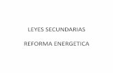 LEYES SECUNDARIAS REFORMA ENERGETICAgep.com.mx/monitoreo/LeyesSecundarias-ReformaEnergetica-PAN.pdf · Iniciativa Pan Transición Energética . ANTECEDENTES (4) LEYES SECUNDARIAS