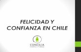 FELICIDAD Y CONFIANZA EN CHILE - Seminarios CORMA · 2016-04-22 · Fuente: barómetro de la felicidad, Coca cola-PUC. ... TOTAL AMÉRICA LATINA Y CHILE 2011 Fuente: Latinobarómetro