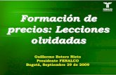Guillermo Botero Nieto Presidente FENALCO Bogotá ...historico.presidencia.gov.co/especial/tertulia20090929/...0.05 2.66 2.83 2.59 1.59 2.12 3.57 2.08 2.59 Industria de alimentos y