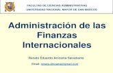 Administración de las Finanzas Internacionalesadm-fin-int-2013-ii.weebly.com/uploads/2/2/7/8/22781228/... · 2019-09-30 · ADMINISTRACION DE LAS FINANZAS INTERNACIONALES - UNMSM