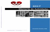 Memoria de Actividades - Asociación Corazón y Vida · Página 2 de 20 1. IDENTIFICACIÓN DE LA ENTIDAD: Denominación: Asociación andaluza Corazón y Vida Domicilio social: Calle