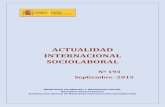 ACTUALIDAD INTERNACIONAL SOCIOLABORAL · 2020-02-10 · Informe anual 2015 sobre la situación financiera de los programas de Seguridad Social y Medicare ... Situación del empleo