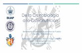 De la Cronobiología a la Crononutriciónpediatrasyucatan.org.mx/wp-content/uploads/2017/03/Cronobiología.pdfCronobiología: rama de la biología que estudia los mecanismos de la