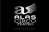 Catálogo de Actividades Alas Circo Teatro Nuestro equipo ...€¦ · El circo constituye una potente vertiente lúdica en el ambiente infantil, por lo tanto, partimos de que la atracción