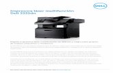 Impresora láser multifunción Dell 3335dn · Rápida impresora láser multifunción en blanco y negro para grupos de trabajo pequeños y medianos La Dell 3335dn es una potente impresora