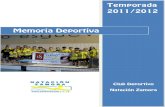 Memoria Deportiva - Club Deportivo Natación Zamora ...webantigua.natacionzamora.es/.../memoria_deportiva_temporada_20… · Memoria Temporada 2011/2012 – C. D. Natación Zamora