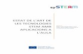 ESTAT DE L’ART DE LES TECNOLOGIES STEM AMB ...steamedu.eu/wp-content/uploads/2019/07/State-of-the-Art...dispositius mòbils, aplicacions informàtiques professionals, xarxes socials