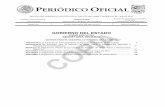 SECRETARÍA GENERAL · 2018-10-11 · ÓRGANO DEL GOBIERNO CONSTITUCIONAL DEL ESTADO LIBRE Y SOBERANO DE TAMAULIPAS Periódico Oficial del Estado TAMAULIPAS RESPONSABLE SECRETARÍA