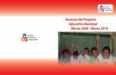 Avances del Proyecto Educativo Nacional Marzo 2008 - Marzo 2014 · Avances del Proyecto Educativo Nacional 2008 – 2014. 12 - Objetivo Estratégico Nº 1: Oportunidades y resultados