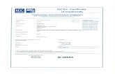 IECEx Certificate of Conformity · 2019-06-29 · IECEx Certificate of Conformity I NTERNATIONAL ELECTROTECHNICAL COMMISSION IEC Certification Scheme for Explosive Atnospheres lor