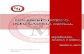 pág. 1 El futuro - LICEO GABRIELA MISTRAL DE TEMUCO · 2018-09-25 · Liceo Gabriela Mistral CAPITULO I. REFERENTES LEGALES E INSTITUCIONES EN LOS CUALES SE BASAN ESTOS PRINCIPIOS